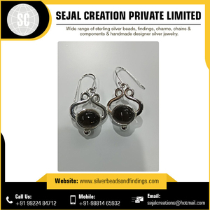 925 <b>Sterling</b> <b>Silver</b> Round Gemstone Earrings for Gifts and Parties - Product Image 5