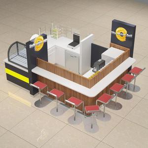 Einkaufszentrum <span class=keywords><strong>Donut</strong></span>-<span class=keywords><strong>Food</strong></span>-<span class=keywords><strong>Kiosk</strong></span>-Design mit Kunden-Sitzbereich - Product Image 2
