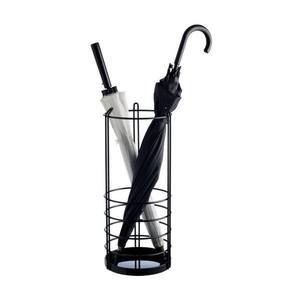 ที่วางร่มทรงกลม สีดำ ทำจากสแตนเลส สไตล์หรูหรา ใช้ตกแต่งทางเข้าบ้าน - Product Image 4