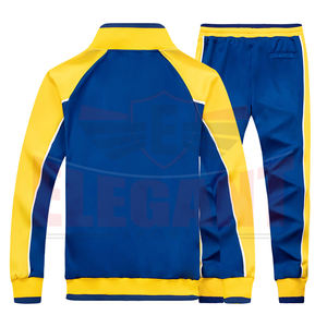 Chándal de poliéster 100% de alta calidad para hombre, ropa deportiva para correr con logotipo personalizado, ropa deportiva de invierno, trajes de chándal en blanco al por mayor - Product Image 5