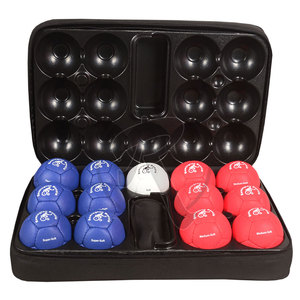 Ensemble de boules de boccia souples avec sac de transport |   Achetez un jeu de boules de pétanque personnalisé avec logo sur mesure |   Ensemble de boules de boccia sur mesure - Product Image 1