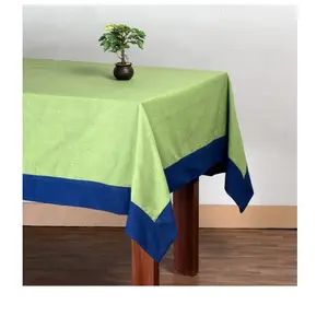 Toalha de mesa 100% algodão e linho, moda clássica lavável, vintage, jantar, piquenique, decoração para casa, mesa de jantar, reutilizável e sustentável