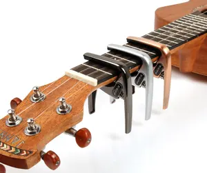 High quality fashionable design K8-u OEM movable fret clamp custom zinc alloy ukulele capo