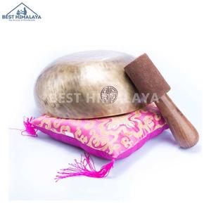 Auténtico Cuenco Tibetano Antiguo de Latón al Por Mayor Hecho a Mano por Artesanos Nepaleses para Meditación, Sanación y Decoración del Hogar - Product Image 3