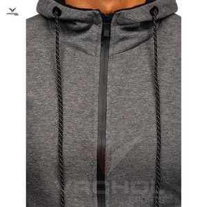 OEM/ODM alta calidad XXL sudaderas con capucha personalizado impreso de gran tamaño de poliéster nuevo diseño Streetwear Hip Hop sólido de punto - Product Image 4