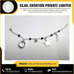 Original Sterling <b>Silver</b> Removable <b>Charm</b> <b>Bracelet</b> Wholesale - Product Image 2