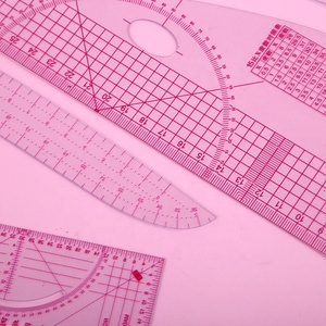 Règle de couture en plastique <span class=keywords><strong>MCZ</strong></span>-64 en gros, règle de courbe française pour vêtements, règle de dessin, règle de courbe française pour couturier - Product Image 4