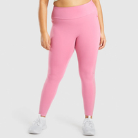 Ensemble de sport et yoga pour femme taille mi-haute, couleur unie, grande taille, séchage rapide, leggings sans couture, tenue de fitness pour la gym