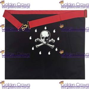 Tablier de rite écossais maçonnique (REAA) broderie rouge-Lot de 9 | Fournisseur de tablier maçonnique Regalia - Product Image 3