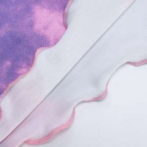 Haut de maillot à impression papillon pour femmes, offre spéciale, Service OEM sur mesure, nouveau Design, bon marché, cravate de teinture - Product Image 2