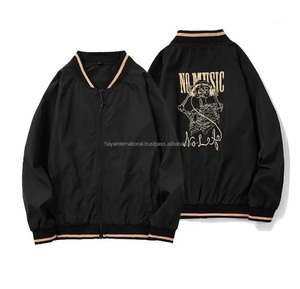 OEM-chaqueta personalizada de satén para hombre, chaqueta con estampado de sublimación, para invierno - Product Image 1