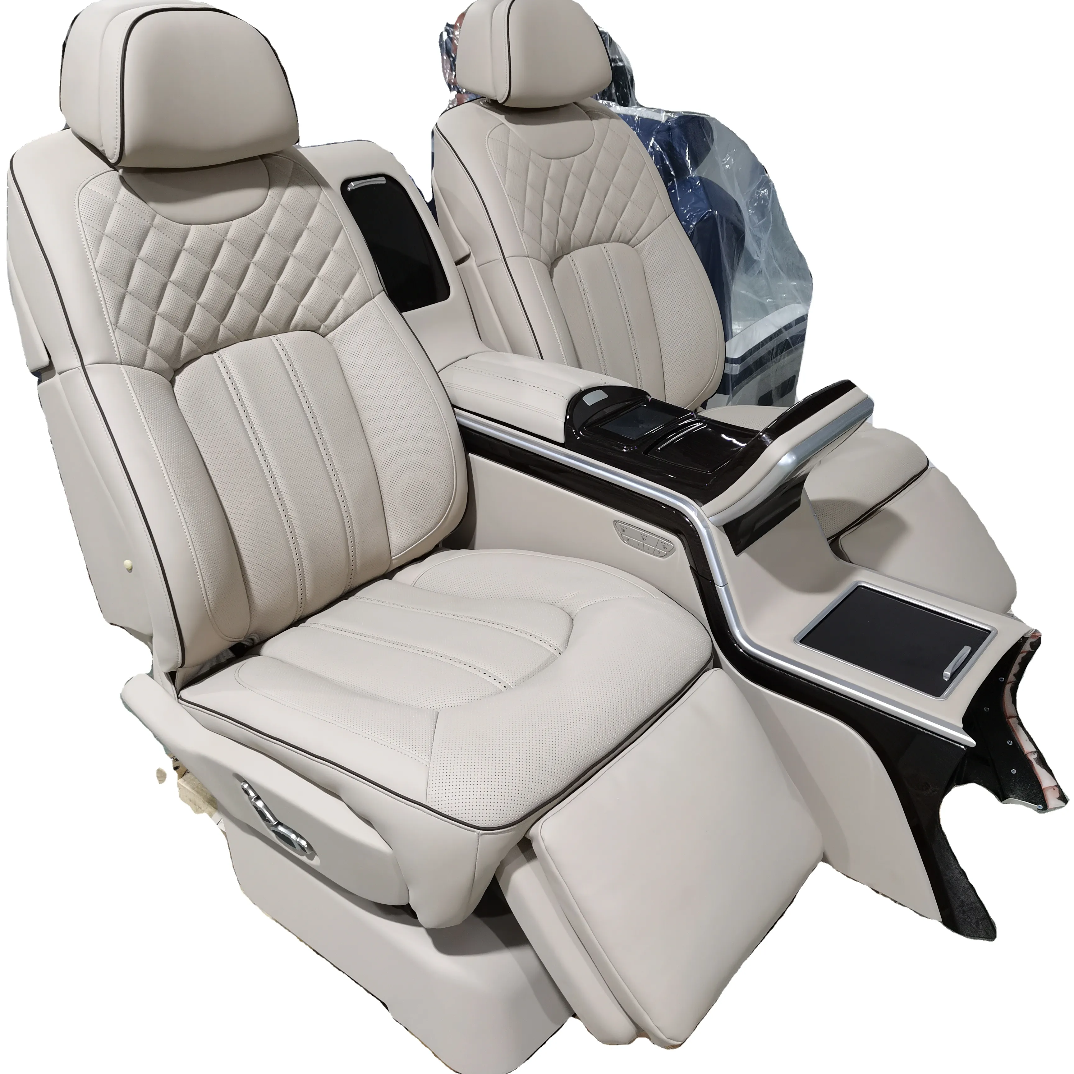 Assento de carro elétrico, venda quente, remontagem elétrica, modificada, luxo, com encosto reclinável, assento traseiro de carro, com van seat ajustável