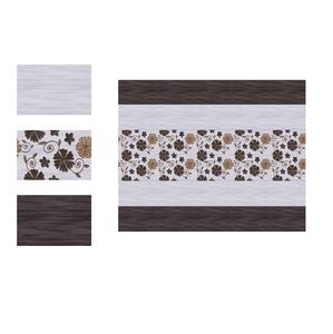 Textura de madera de cerámica con diseño de flores azulejos de pared esmaltados 300x450mm - Product Image 1