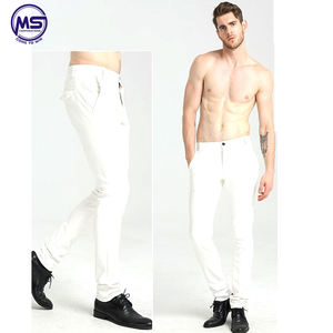 De cuero Real de los hombres pantalones de cuero Original pantalones con cremallera de cuero de piel de vaca Pantalones - Product Image 6