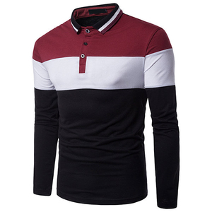 Nouveau design Polo à manches longues respirant et à prix réduit OEM sur mesure pour hommes - Product Image 1