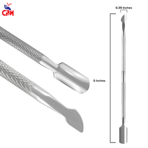 Empujador de Cutículas de Acero Inoxidable Premium, Herramienta Profesional para el Cuidado de las Uñas, Doble Punta, Instrumento de Precisión para Manicura y Pedicura - Product Image 2