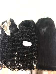 Extensión de cabello Remy virgen de alta calidad, peluca ondulada de cuerpo de encaje transparente a precio mayorista, tejido de cabello teñido - Product Image 6