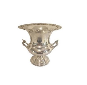 Cubo de hielo de lujo de mesa Cubo de hielo de champán de metal y bañera de bebidas L Cubo de champán Bañera de hielo Bañera de cerveza de metal Enfriador de vino - Product Image 1