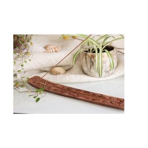 Porte-bâton d'encens en bois carré Style palissandre encens artisanat maison bureau décoration maison extérieur décoratif - Product Image 1