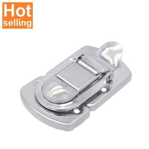 Caja de herramientas personalizada, cerraduras con pasador de paleta plateada HC225, hardware de bloqueo, montaje de tornillo, candado cuadrado - Product Image 1