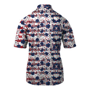 Camiseta negra con cuello polo, diseño personalizado OEM, estilo casual, con estampado gráfico, para niños/hombres según los requisitos del cliente. - Product Image 4