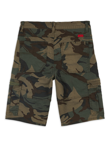 Pantalones cortos Cargo de camuflaje para hombre, pantalones cortos de estilo multibolsillo informales para exteriores, pantalones cortos de calle duraderos hasta la rodilla - Product Image 3