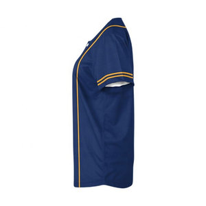 Maillot de Baseball à manches courtes pour femmes, uniforme 100% polyester, impression par Sublimation personnalisée, bon marché, vente en gros, nouvelle collection - Product Image 3