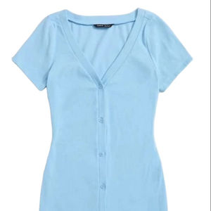 ชุดเดรสลำลองของผู้หญิงของแท้กระโปรงยาวปานกลางแบบตะวันตก100% ผ้าฝ้ายระบายอากาศเป็นมิตรกับสิ่งแวดล้อม - Product Image 1