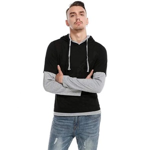 Sweat à capuche 100% coton pour hommes, pull surdimensionné, vêtements décontractés, sur mesure, pull-over - Product Image 1