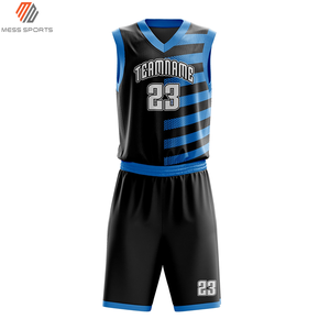 Ensemble d'uniformes de basketball respirants et réversibles pour hommes, tenue de sport professionnelle pour équipes, vente en gros - Product Image 2