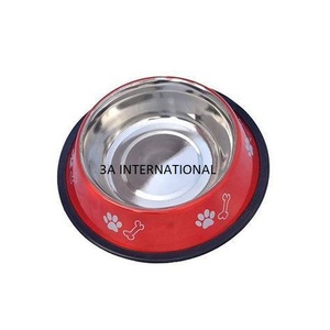 Cuencos de alimentación de acero inoxidable y madera de alta tendencia, cuenco de alimentación de comida para perros y mascotas, diseño antideslizante con crestas, cuencos y comederos para mascotas - Product Image 5
