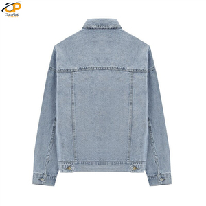 Blouson en jean pour hommes, vêtement d'extérieur, Vintage, ample, surdimensionné, à la mode, printemps-automne 2022 - Product Image 3