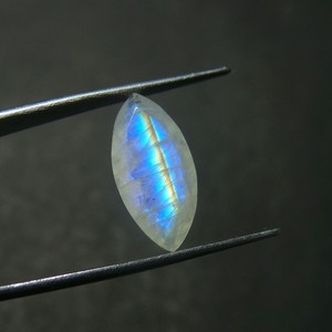" 5X10mm Marquise Natural Rainbow Moonstone " Wholesale Factory Price High Quality Loose Gemstone | NATURAL RAINBOW MOONSTONE | - Product Image 1