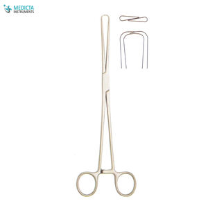 Luer-Pinzas Vulsellum de 24cm, 1 caja de dientes, instrumentos de ginecológicos de alta calidad - Product Image 2