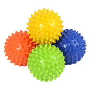 Balle de massage Spikey portable sans phtalates de 7.5cm pour pied, dos, fasciite plantaire réflexologie anti-stress