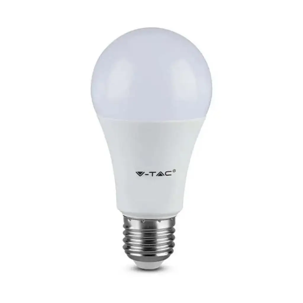 Lampadina LED A60 806 lumen 4000K per illuminazione miglior prodotto risparmio energetico V-tac E27 8.5W residenziale-25-50 termoplastico 30000