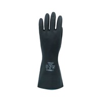 Guantes de Látex de Alta Calidad Hechos en Malasia, Gruesos, Resistentes, Forrados de Algodón, Duraderos, para Uso Industrial