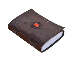 Wholesaler New Design Celtic Dream Catcher Single Orange Stone Notebook & Sketchbook Leather <b>Journal</b> - Product Image 5