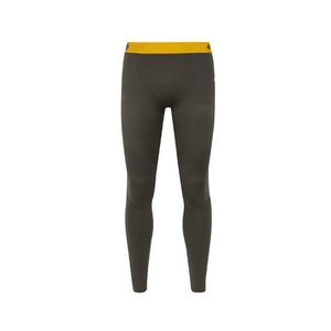 Mallas de Yoga de compresión para hombre, ropa deportiva de cintura media para gimnasio, cierre de cordón, ajustadas, 100% de nailon, transpirables, de secado rápido - Product Image 4