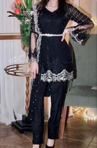 Designer Indian/Pakistani Beautiful embroidery work on Kurta with Pant dress for party/Wedding wear -2020 - Product Image 2