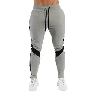 Polar kumaş dipleri spor salonu Sweatpants elastik bel özel ağır pamuk spor pantolon erkekler Joggers