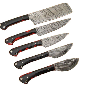 Custom Made Damascus Steel 5 Pcs of Professional Chef Kitchen <b>Knife</b> <b>Set</b> - Product Image 1