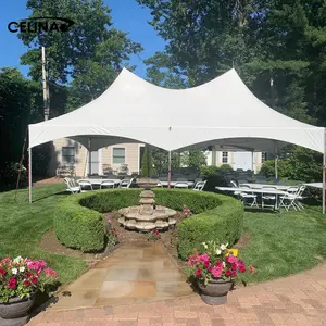 Celina tenda da esterno all'ingrosso tenda a baldacchino Gazebo Pagoda tenda da matrimonio tendone per eventi 20 ft x 40 ft (6 m x 12 m)