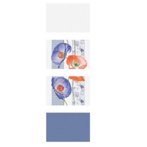 Azulejos de pared de cerámica esmaltada brillante pulida de color crema 300x450mm - Product Image 5