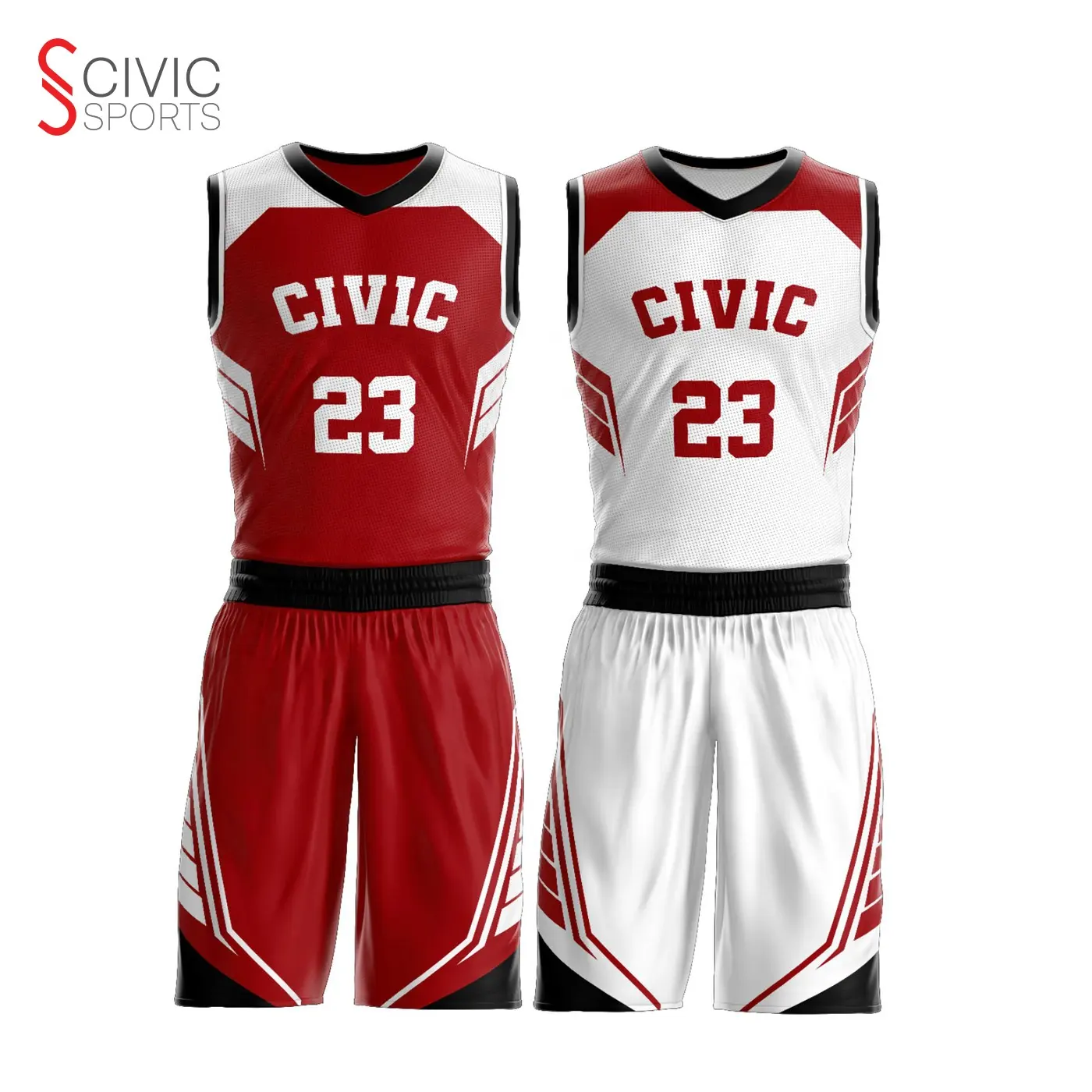 Custom High-quality Reversible Basketball jersey cheap reversible basketball uniforms