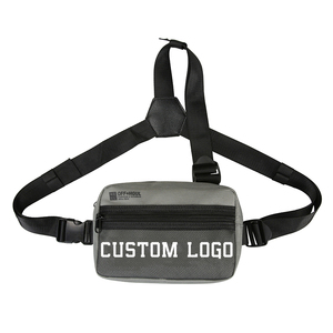 Chaleco cruzado grande personalizado para hombre y mujer, bolsa de pecho para deportes al aire libre, a la moda, Unisex, venta al por mayor - Product Image 2