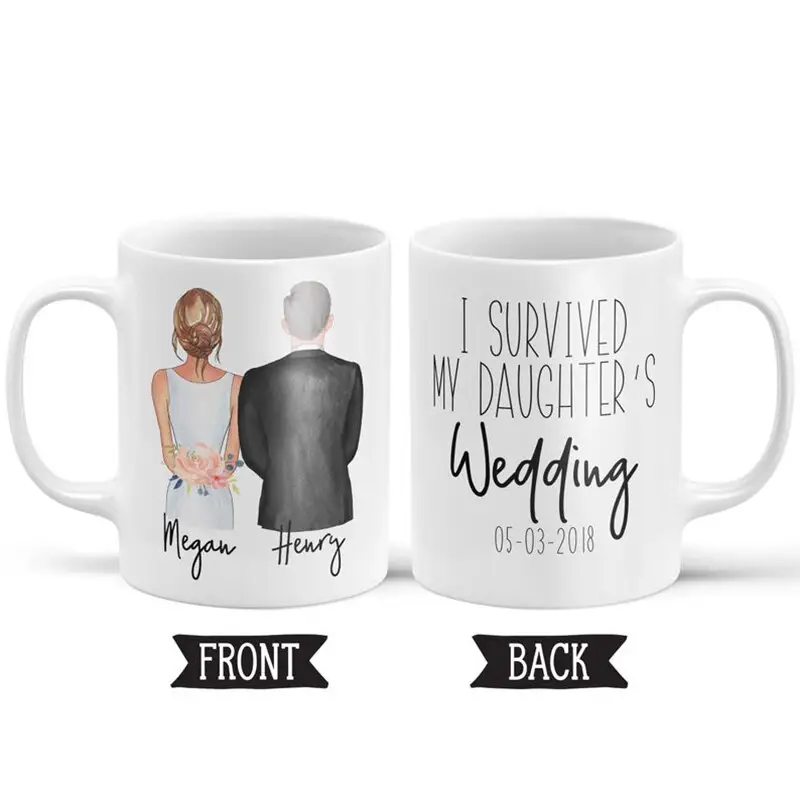 Special bride and groom married cup Wedding Souvenir Items