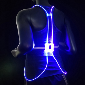 Gilet LED de sécurité OEM ODM avec lampe frontale de 200 lumens - Product Image 5
