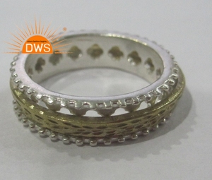 Latest Designer 925 Fine Sterling Silver <b>Spinner</b> Band <b>Ring</b> Silver Jewelry Manufacturer Dainty Collection - Product Image 4