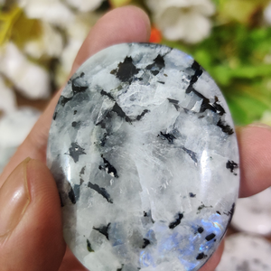 Pierre de lune arc-en-ciel, naturelle, en cristal de palmier minéral, matériaux minéraux, vente en gros - Product Image 5